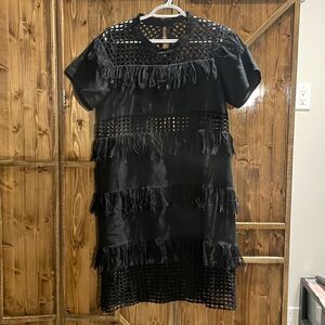 Sea New York Black Ruffle Dress